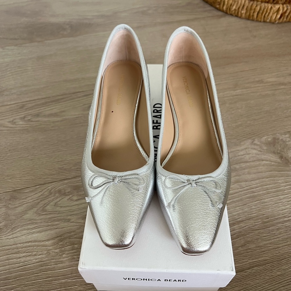 Veronica Beard Cecile Square Toe Pump - Picture 4 of 6